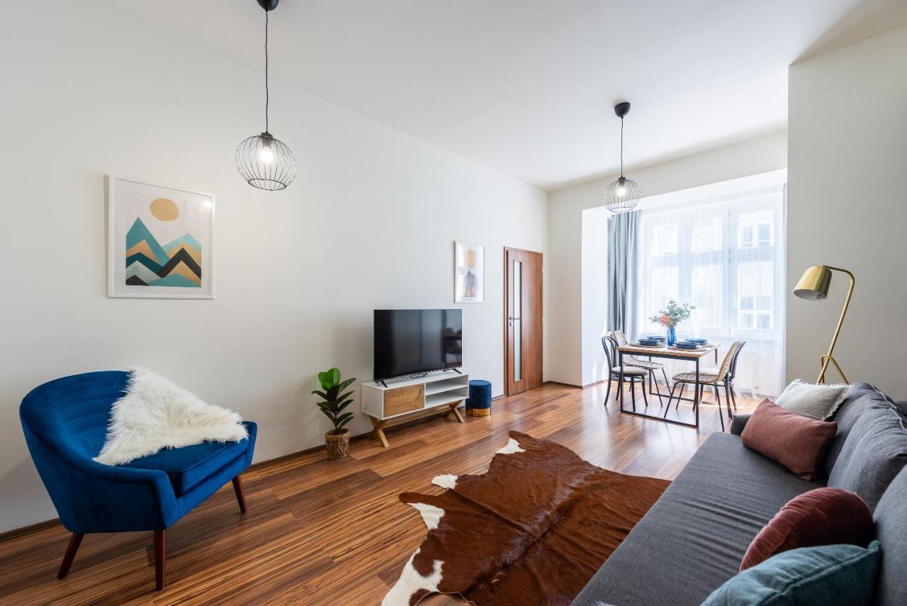 10 Min City Centre 5 People Apartment, Free Coffee Prag Eksteriør billede